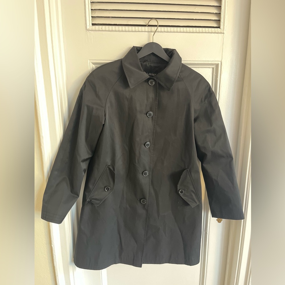 Lauren Ralph Lauren Charcoal Trench Coat